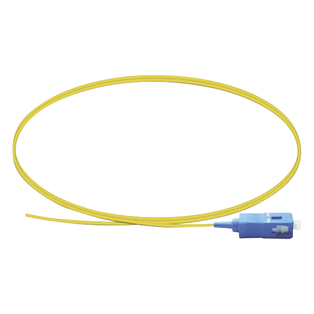 Pigtail de Fibra Óptica Monomodo SC/UPC, Simplex de 2 Metros (6.56 Pies)
