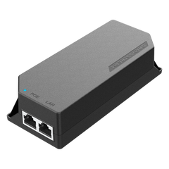 Inyector PoE / 30W / Puertos 2.5G y 10G / IEEE 802.3 af/at / Plug-and-Play / Alimentación 54VDC / Incluye Cable AC 1.2 m (3.9 ft)
