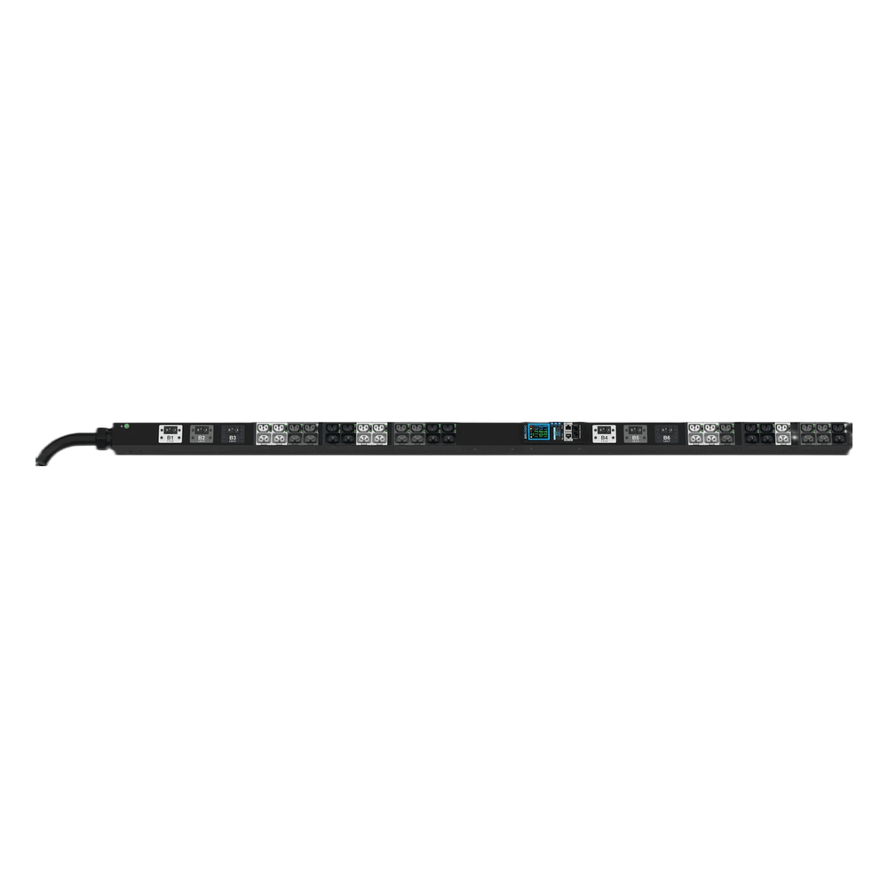 PDU Inteligente MSPO Advantage / 42 Tomas C13/C15/C19/C21 4-en-1 / 208 Vca Trifásico 3P Delta 50 A / 14.4 kVA / Monitoreo y Switcheo por Toma / 0U Vertical 1.78 m (5.8 ft)
