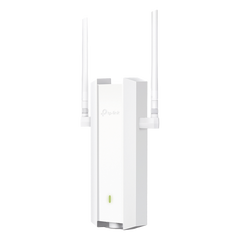 Punto de Acceso Omada Exterior / Wi-Fi 6 AX1800 MU-MIMO 2x2 / Mesh Omada / Alta Densidad de Usuarios / Carcasa Resistente IP67 / Configuración por Controlador o Stand-Alone / Para Montaje en Mástil/ Pared / Alimentación PoE+