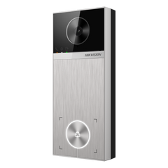 Videoportero TalkVu / 4 Megapixel / Ángulo de Visión 150° / Control de 2 Cerraduras / Desbloqueo por Tarjeta, Hik-Connect y Estación Interior / IP65 / PoE IEEE802.3at / Compatibilidad ONVIF / H.265