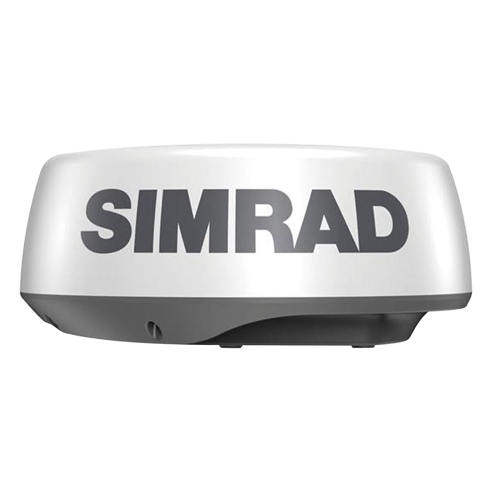 Radar Náutico HALO20 / Tecnología de Compresión de Pulsos / Alcance de 24 Millas Náuticas / Antena Domo de 61 cm / Seguimiento MARPA / Modos Puerto, Altamar y Clima / InstantOn™ / Bajo Consumo Energético