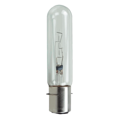 Bombilla de preenfoque transparente de 120 Vca de tamaño mediano para servicio pesado