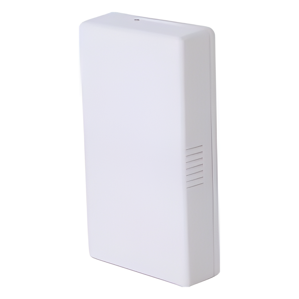 Módulo de relevador inalámbrico con dos relés SPDT para activar sirenas o indicadores remotos, compatible con paneles LYNX