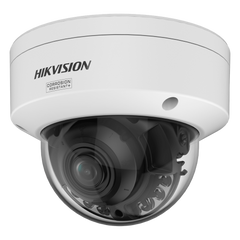 [Dual Light + ColorVu 3.0 + HikAI] Domo IP 4 Megapixel / Lente Mot. 2.8 a 12 mm / 40 mts IR + Luz Blanca / Exterior IP67 / WDR 130 dB / ACUSENSE 3.0 / Metal / NEMA 4X / ACUSEEK