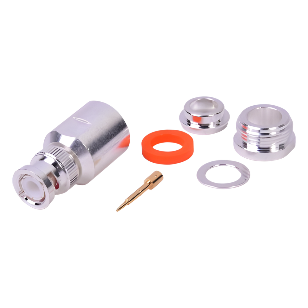 Conector BNC macho para cable BELDEN 9913, 7810A, 8214; ANDREW CNT-400; SYSCOM RG8/U-SYS, RFLASH-1113