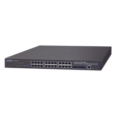Switch Administrable Capa 3, 24-Puertos 10/100/1000T + 4-Puertos 10G SFP+, Apilable