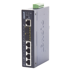 Switch Industrial Administrable Capa 2 con 4 Puertos 10/100/1000T y 2 Puertos SFP 1G/2.5G