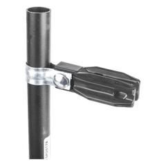 Aislador de Paso o Esquina con Abrazadera / 1 Pulgada (25 mm) / Resina Virgen 100% / Anti-Arqueo / Acero Galvanizado / Tubería de Malla Ciclónica