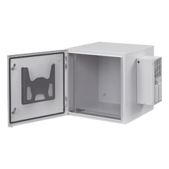 Gabinete Industrial ProTek de 19 UR de 922 x 600 x 614 mm Puerta Sólida Con Aire Acondicionado de 800 BTU / Protección NEMA Tipo 4/12; IP66, Fabricado en Acero Color Gris Claro