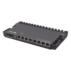 (RB5009UG+S+IN) RouterBoard, CPU 4 Núcleos, 8 Puertos Gigabit, 1 SFP+, Solo RouterOS v7