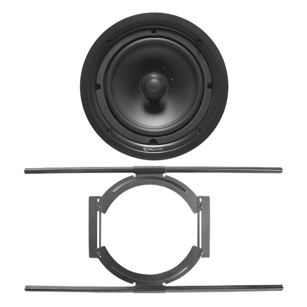KIT de Bocina de Techo TruAudio de 6in PP6 con Soporte de Acero Rígido para Techos Suspendidos