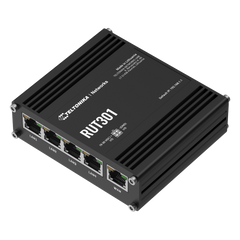 Router Industrial con 5 Puertos Ethernet / RutOS Seguro y Avanzado / Firewall y VPN Integrados / I/O Digital / Administración Remota RMS