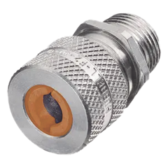 Conector de cable, de aluminio macho recto, .13 - .19" (3.2 - 4.7 mm), 3/4".