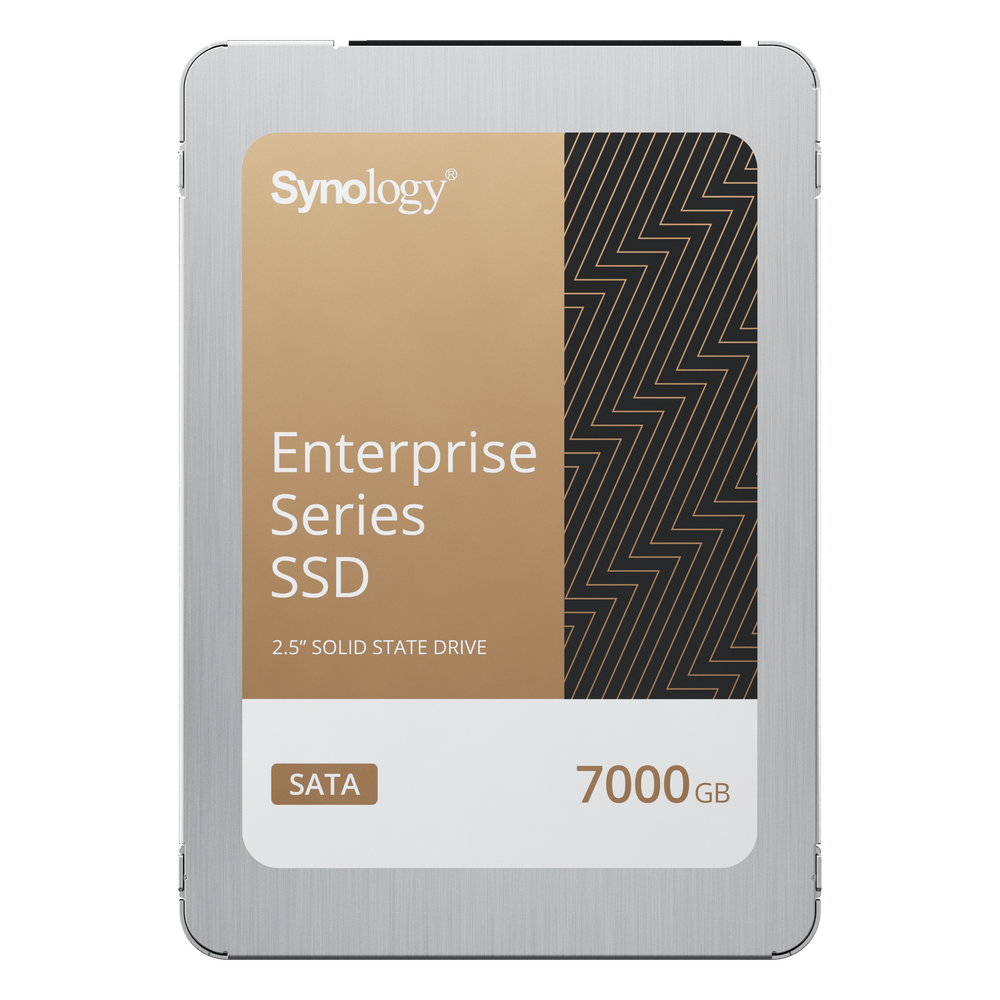 SSD SATA de 2,5" Serie Enterprise | 7000 GB | Alto Rendimiento Estable | Resistencia Empresarial | Protección de Datos Integral | Análisis de Vida Útil | Compatibilidad con Synology DSM | Garantía de 3 Años.