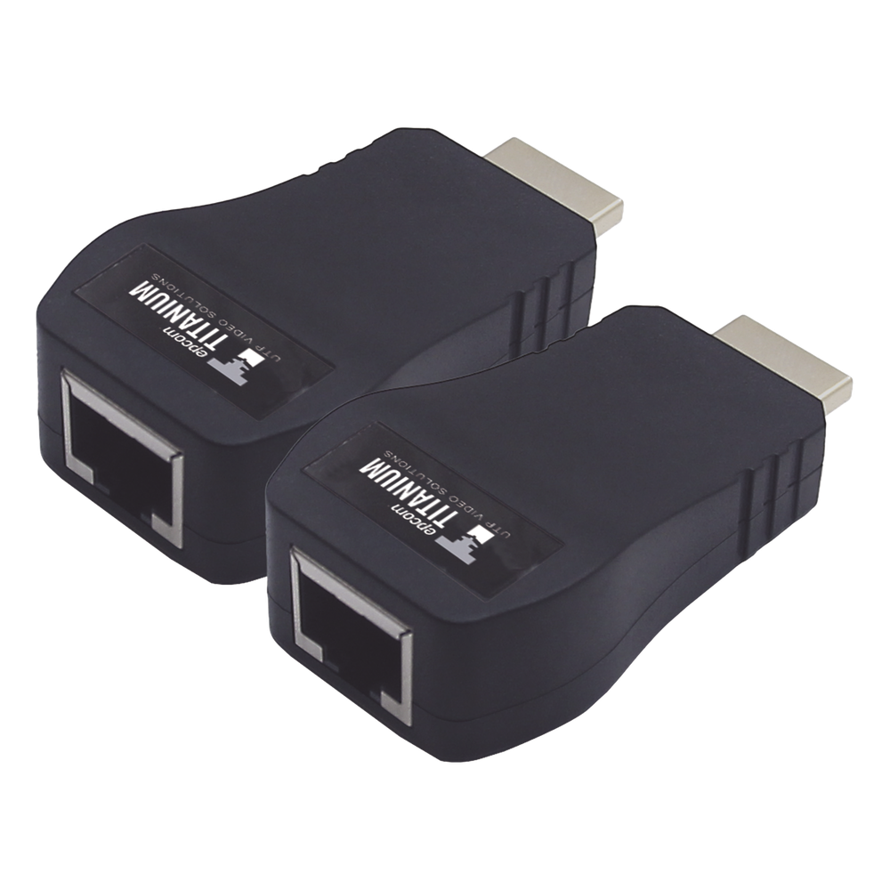 Kit Extensor 25m convertidor Señal HDMI a UTP (Cat5e/Cat 6)  / Calidad PREMIUM