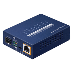 Convertidor de Medios PoE, 1 Puerto RJ45 Gigabit con Salida PoE 802.3af/at/bt (Hasta 60 W)/ 1 Puerto SFP 100/1000BASE-X