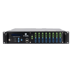 Amplificador Óptico EYDFA de 16 puertos de 1550nm