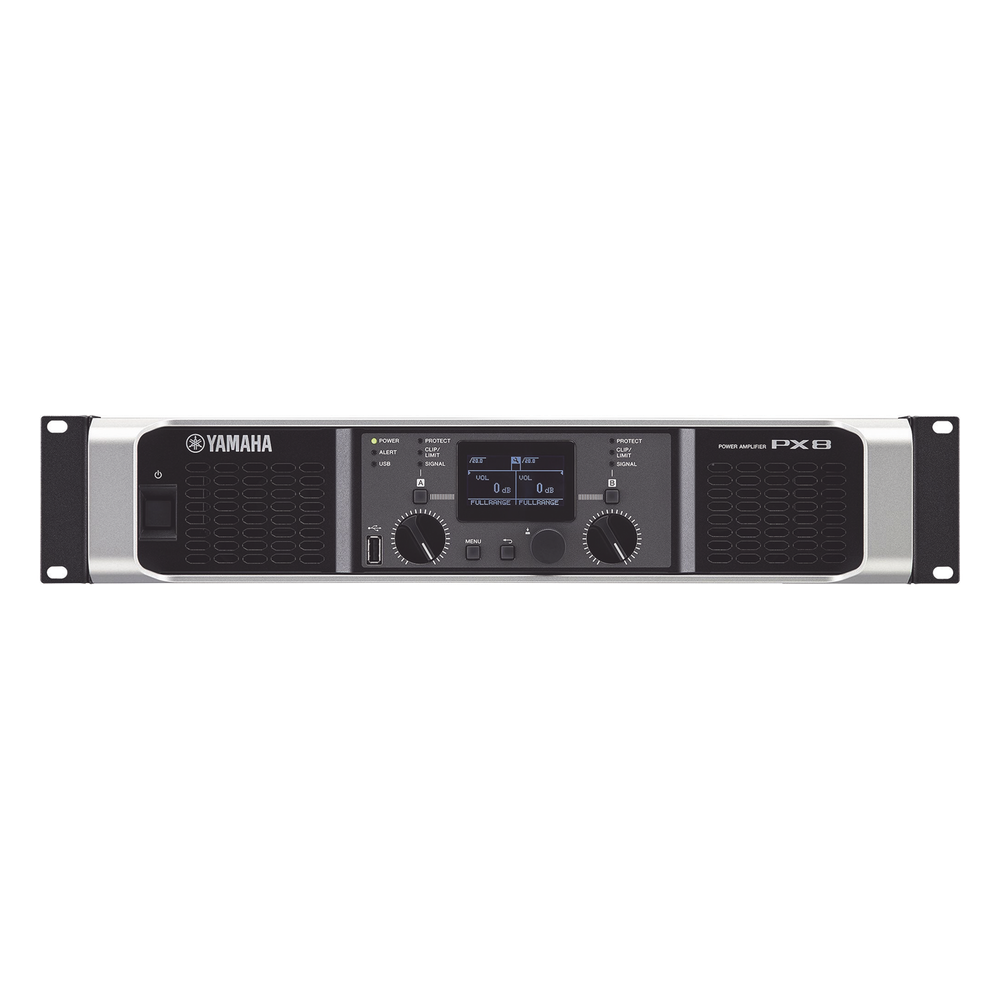 Amplificador de audio Clase D | 800 W x 2 a 8&Omega; | 1050 W x 2 a 4&Omega;. | Baja Impedancia | Procesamiento Inteligente