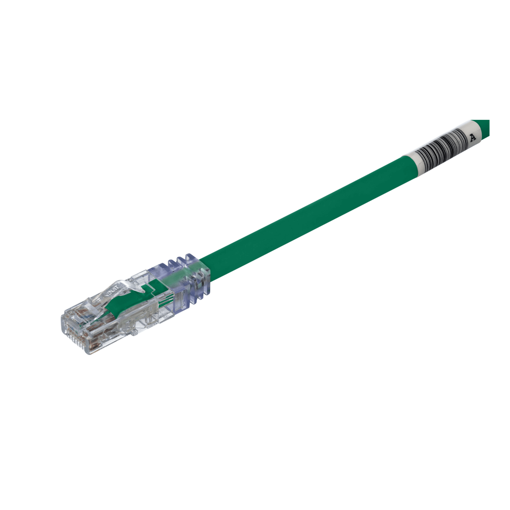 Cable de Parcheo UTP, Cat6A, 24 AWG, CM, Color Verde, 3.05 Metros (10 Pies)
