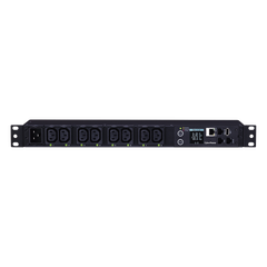 PDU Switchable y Monitoreable por Toma, para Distribución de Energía, Entrada 200-240 Vca NEMA L6-20P, Con 8 Salidas C13, Horizontal 19in, 2UR