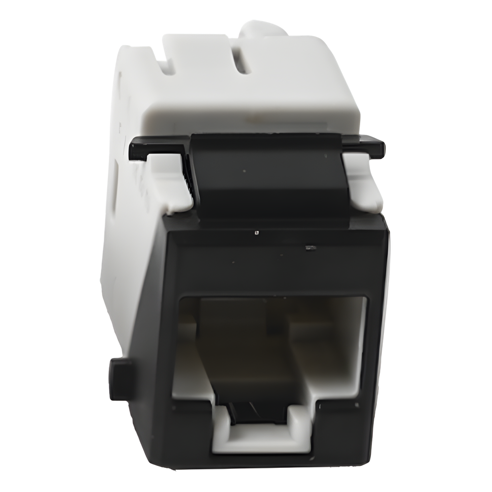 Jack Ultramax Cat6a, Utp, Tipo Keystone, Color Negro, Punch Down