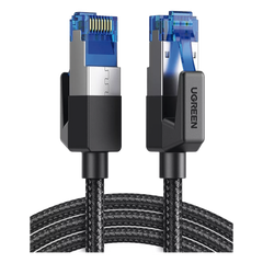 Cable Ethernet Cat8 CLASS F/FTP Redondo con Malla de Nylon 2 Metros (6.56 Pies)