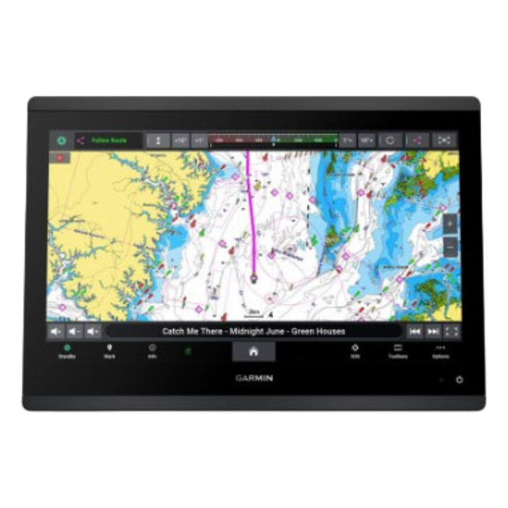 Plotter de Navegación Marina GPSMAP® 1623 / Pantalla Táctil FHD IPS 15.6" / GPS + GLONASS + Galileo / Compatible con NMEA 2000 y 0183 / IPX7 / 2 Tarjetas microSD / 5000 Waypoints / 50 Tracks Guardados / 100 Rutas / Compatible con AI