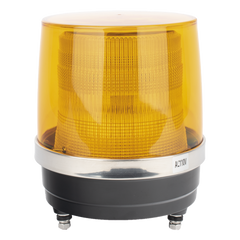 Burbuja Brillante de Larga Vida Útil, Con 150 LEDs, Color Ambar, Domo Ambar, 110 Vca