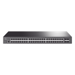 Switch Omada SDN Administrable / 48 puertos Gigabit y 4 puertos SFP+ / Funciones sFlow, QinQ y QoS / Administración centralizada OMADA