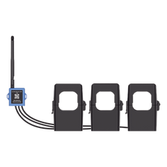 Medidor de corriente LoRaWAN para tres fases hasta 500 ampers