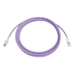 Patch Cord Z-MAX Cat6A S/FTP, CM/LS0H, 3.05 Metros (10 Pies), Color Violeta, Versión Bulk