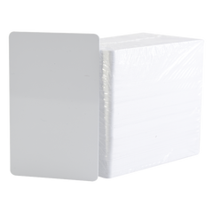 Paquete de 500 tarjetas de PVC UltraCard 30 mil CR80/ Diseñadas para impresión/ Sin Tecnología
