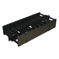 Organizador de Cable Horizontal RouteIT, Doble, Para Rack de 19in, 4in de profundidad, 2UR