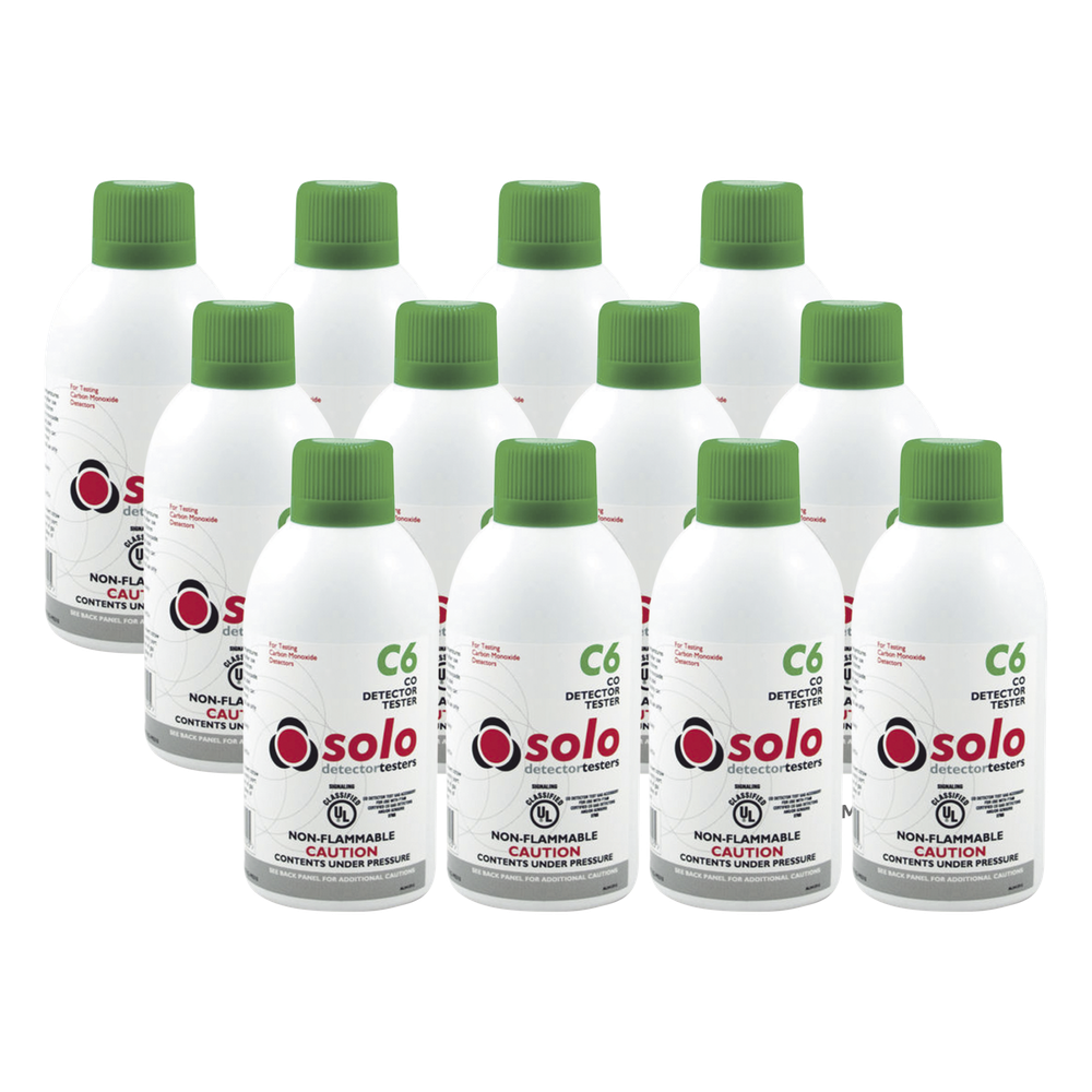 Paquete De 12 Latas De Gas Genuino De Monóxido De Carbono CO De Uso Manual o Dispensadores SOLO-330/SOLO-332