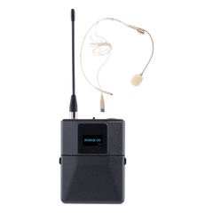 Headset Microfono Digital Inalámbrico EP-59S / Banda U 540-690 MHz / Tecnología Digital pi/4-DQPSK / Transmisión Estable Antinterferencias / Autonomía 10 Horas / Display OLED / Potencia Ajustable hasta 10 dBm