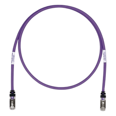 Patch Cord Cat6A, Blindado S/FTP, CM/LS0H, 1.52 Metros (5 Pies), Color Violeta