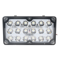 Luz de Escena de 6X3", Color Claro, Ideal para Ambulancias y Vehiculos de Trabajo
