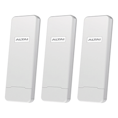 Kit WiFi para Hotspot Comunitario (3 AP) / Cobertura hasta 800 m / Nube Gratuita / Ideal para Iniciar WISP / 128 Usuarios por AP