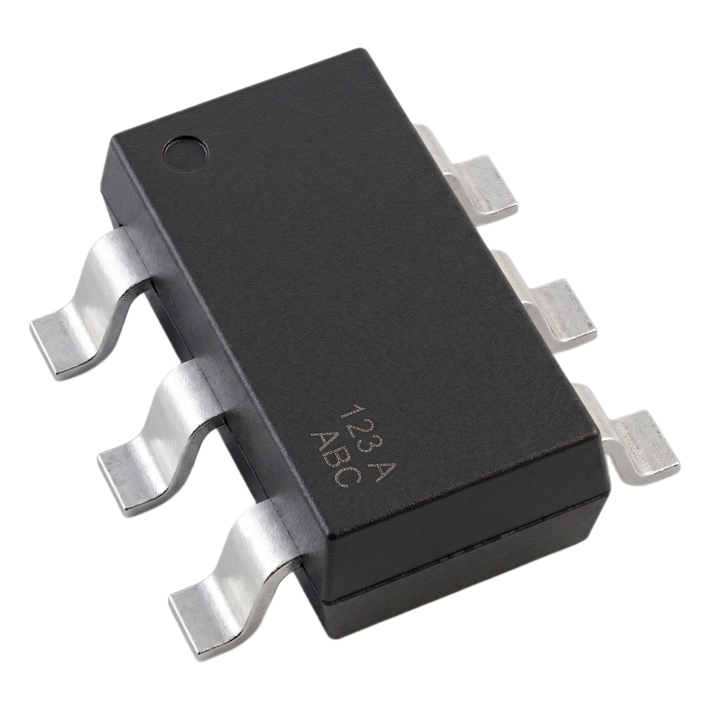 IC de 6 terminales / conmutador unipolar de dos posiciones / 10 kHz y 3 GHz /