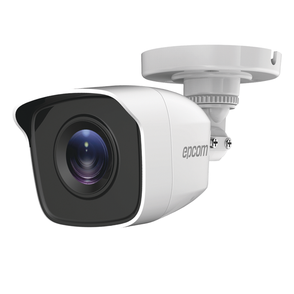Bala TURBOHD 5 Megapíxel / Lente 2.8mm (85° de Visión) / Exterior IP66 / IR EXIR 20 mts / TVI-AHD-CVI-CVBS / Policarbonato