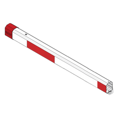 Brazo Octagonal de Aluminio de 4.2 metros / Compatible con Iluminación Rojo-Verde (No incluida)
