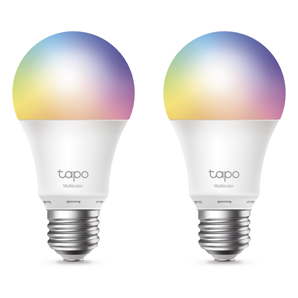 KIT 2 Focos Smart Wi-Fi Multicolor / A60 E27 / 8.3 W 806 Lúmenes / 220-240 V / 2.4 GHz / Control por Voz Alexa-Google / 8.7 W