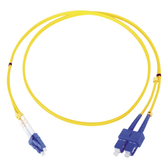 Jumper de Fibra Óptica Monomodo LC/SC Duplex de 1 Metro (3.28 Pies)