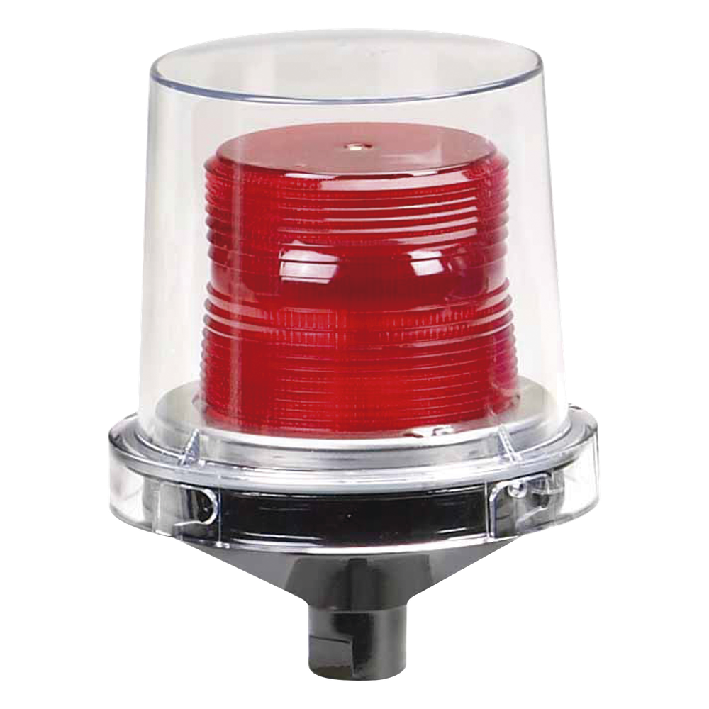 Luz de advertencia LED para ubicaciones peligrosas Electraray®, UL y cUL Homologado UL y cUL para Clase I, División 2, Grupos A, B, C y D; Clase II División 2, Grupos F y G; Clase III , 240 VCA, color Rojo, parpadeo predeterminado