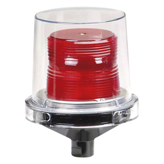 Luz de advertencia LED para ubicaciones peligrosas Electraray®, UL y cUL Homologado UL y cUL para Clase I, División 2, Grupos A, B, C y D; Clase II División 2, Grupos F y G; Clase III , 240 VCA, color Rojo, parpadeo predeterminado