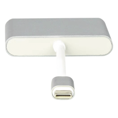 Adaptador Multipuerto USB-C 3.1 A HDMI 4K / USB 3.0 / USB – C /  Alta Velocidad de Transmisión de Datos / Admite Carga Rápida (PD) en el Puerto USB – C
