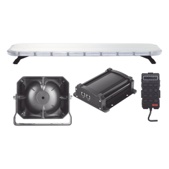 Kit básico para equipamiento de unidades de Seguridad Pública con Sirena Mono-mando