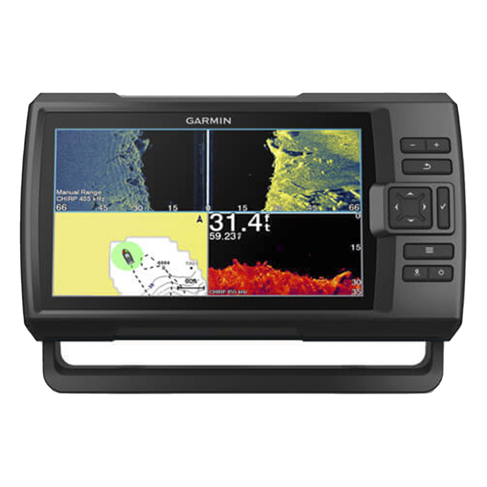 Ecosonda STRIKER Vivid 9sv / Pantalla a Color 9" / Sonda CHIRP Tradicional / ClearVü y SideVü / GPS de Alta Sensibilidad / Quickdraw Contours / Transductor GT52HW-TM Incluido / IPX7