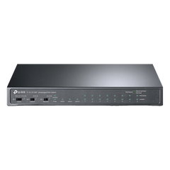 Switch PoE+ No Administrable De Escritorio 11 Puertos / 8 puertos 10/100 Mbps PoE af/at Inteligiente / Presupuesto 124 W / Hasta 250 metros